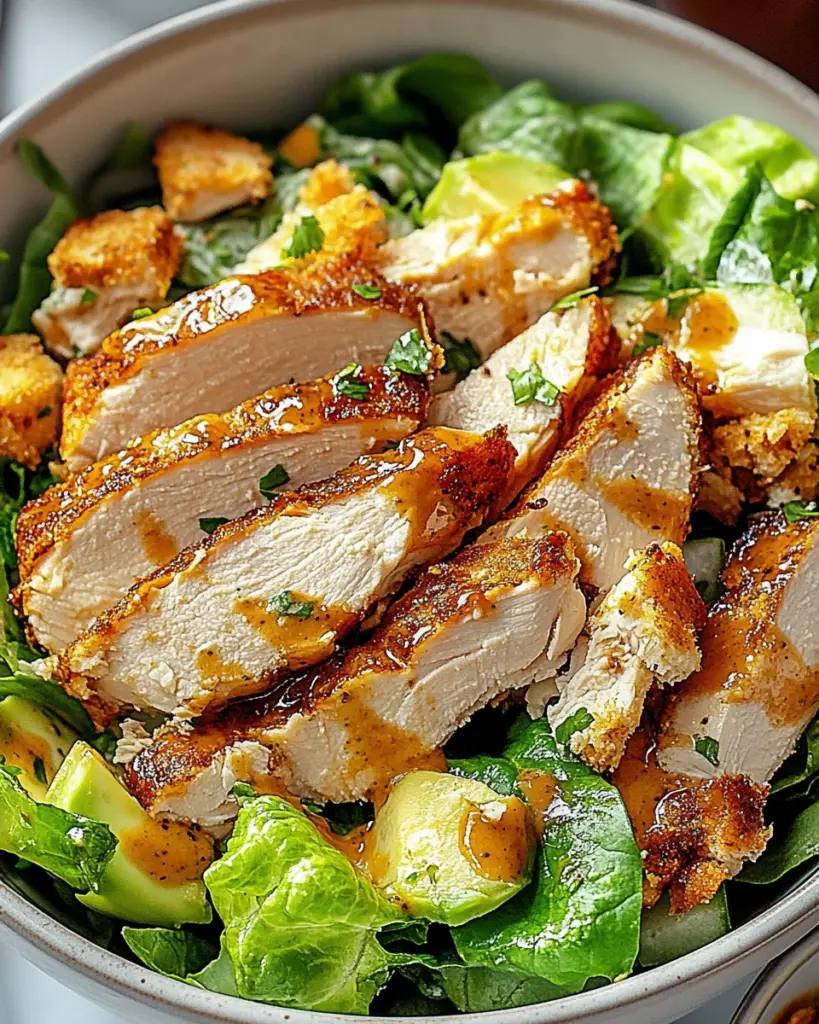 Salade Cesar au Poulet Croustillant 1