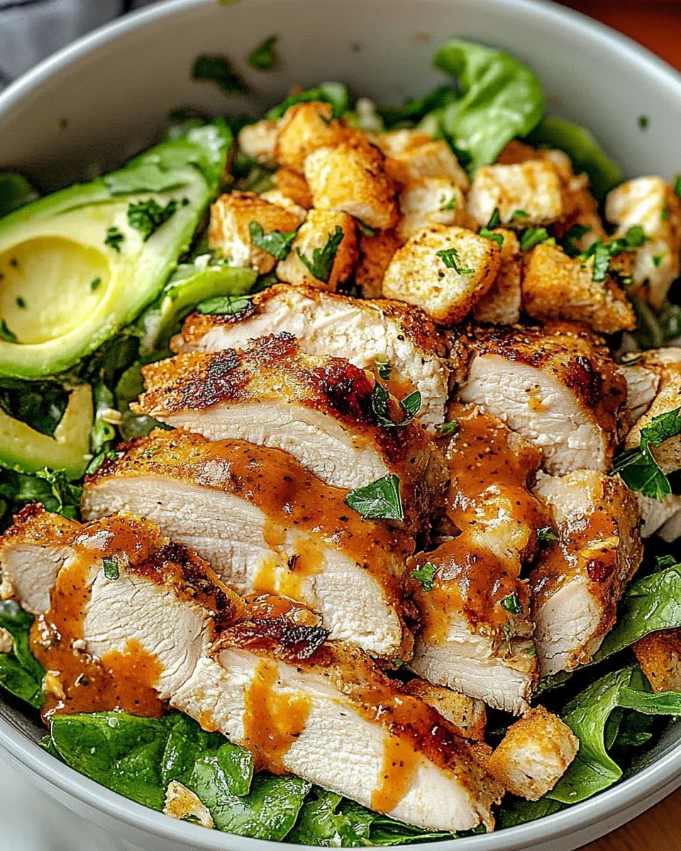 Salade César au Poulet Croustillant : facile et délicieuse !