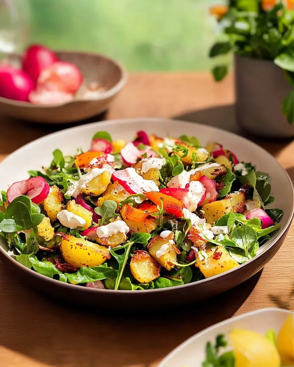 Salade Estivale aux Crispy Potatoes : une recette délicieuse !