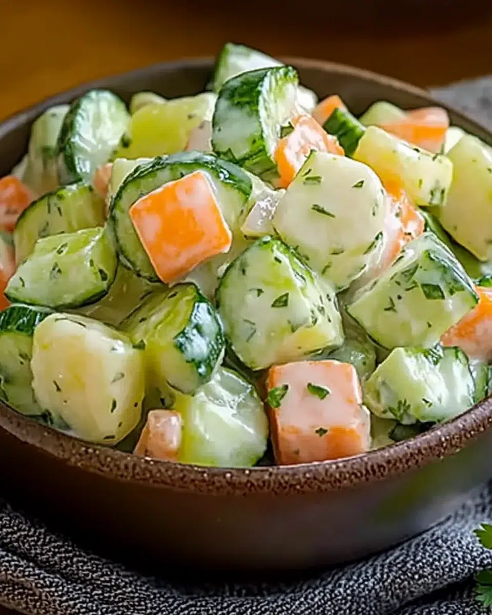 Salade de Concombres à la Menthe : découvrez la recette !