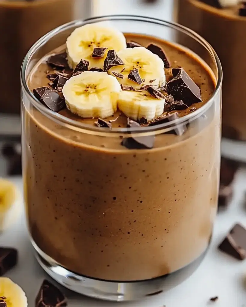 Smoothie Banane Chocolat Cacahuete 2