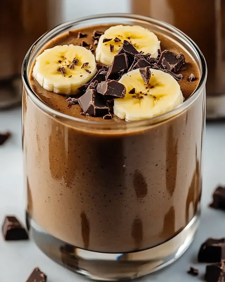 Smoothie Banane Chocolat Cacahuète : recette irrésistible !