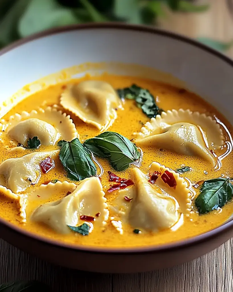 Soupe Thai au Curry et Raviolis a la Noix de Coco 1
