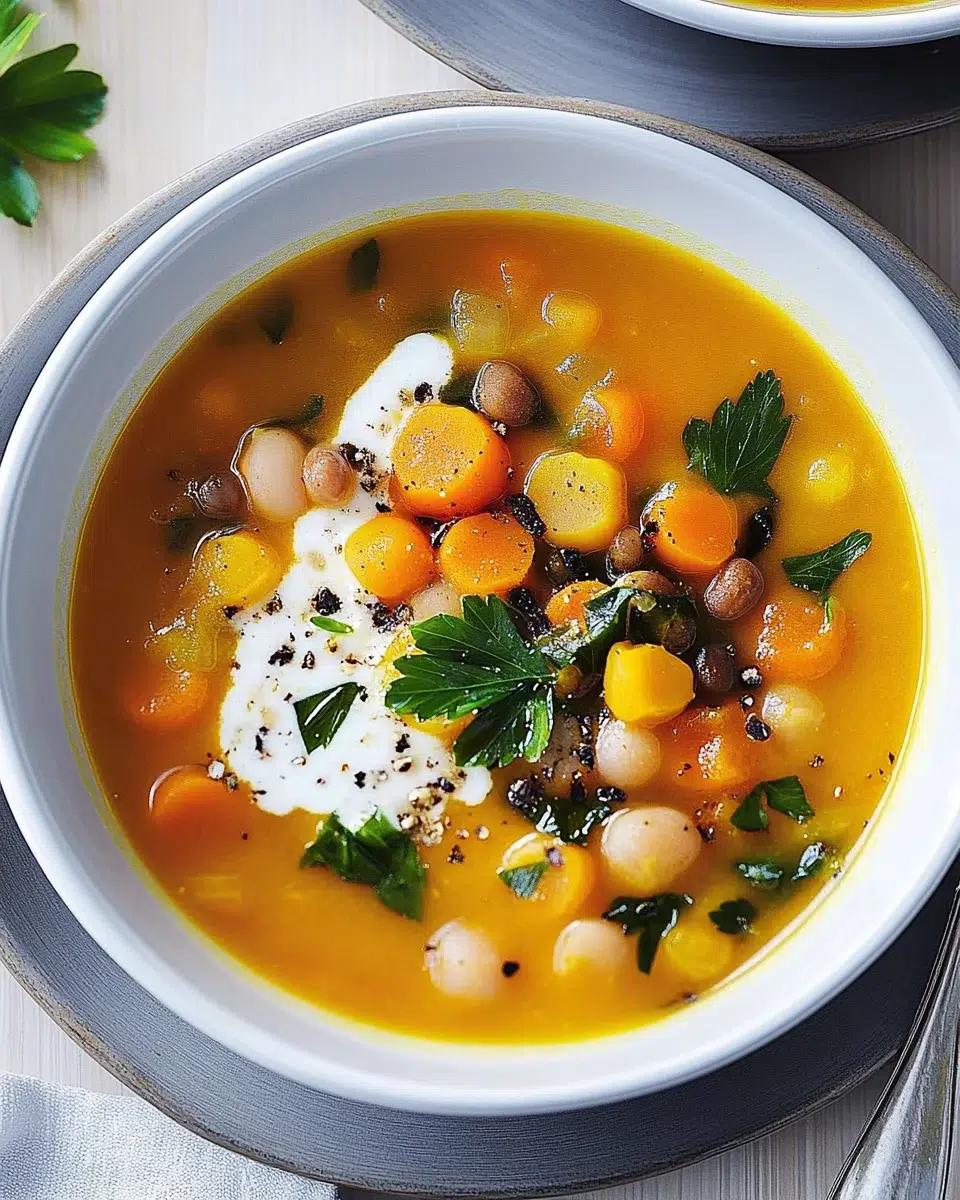 Soupe de Légumes et Pois Chiches Épicée : Savourez-la!