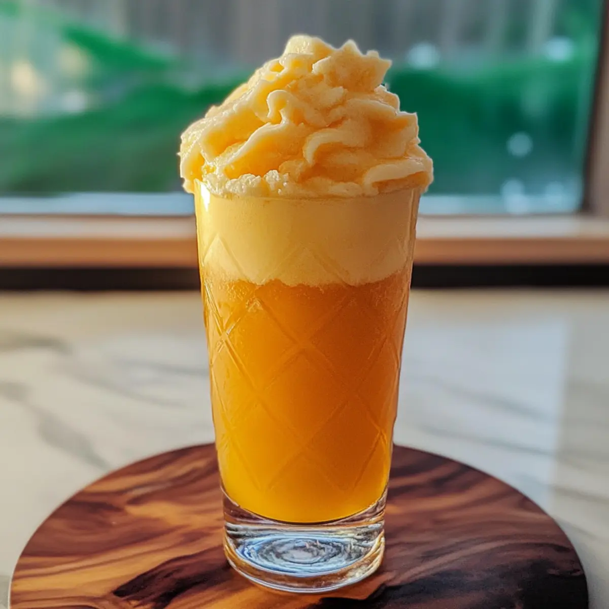 Float à la crème glacée à l'orange Dole rafraîchissant