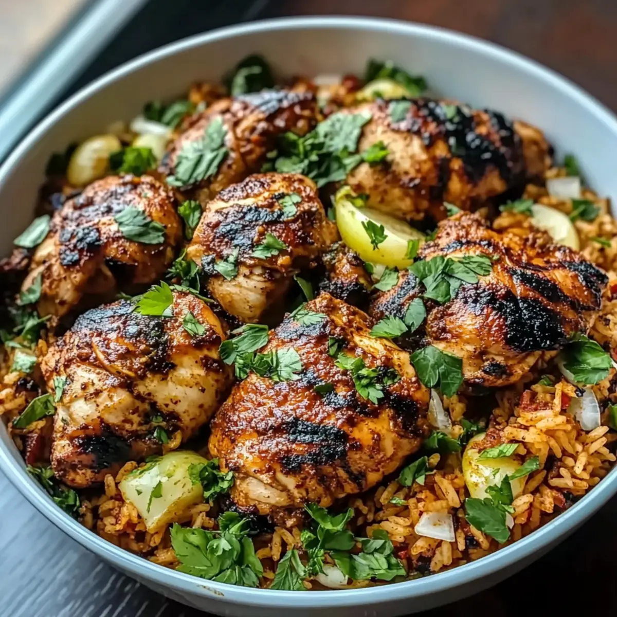 Shawarma Poulet Et Riz Facile en Une Seule Casserole