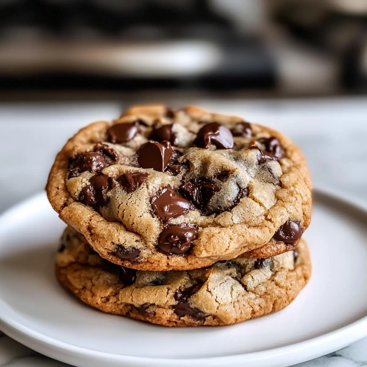Biscuit aux pépites de chocolat géant et moelleux