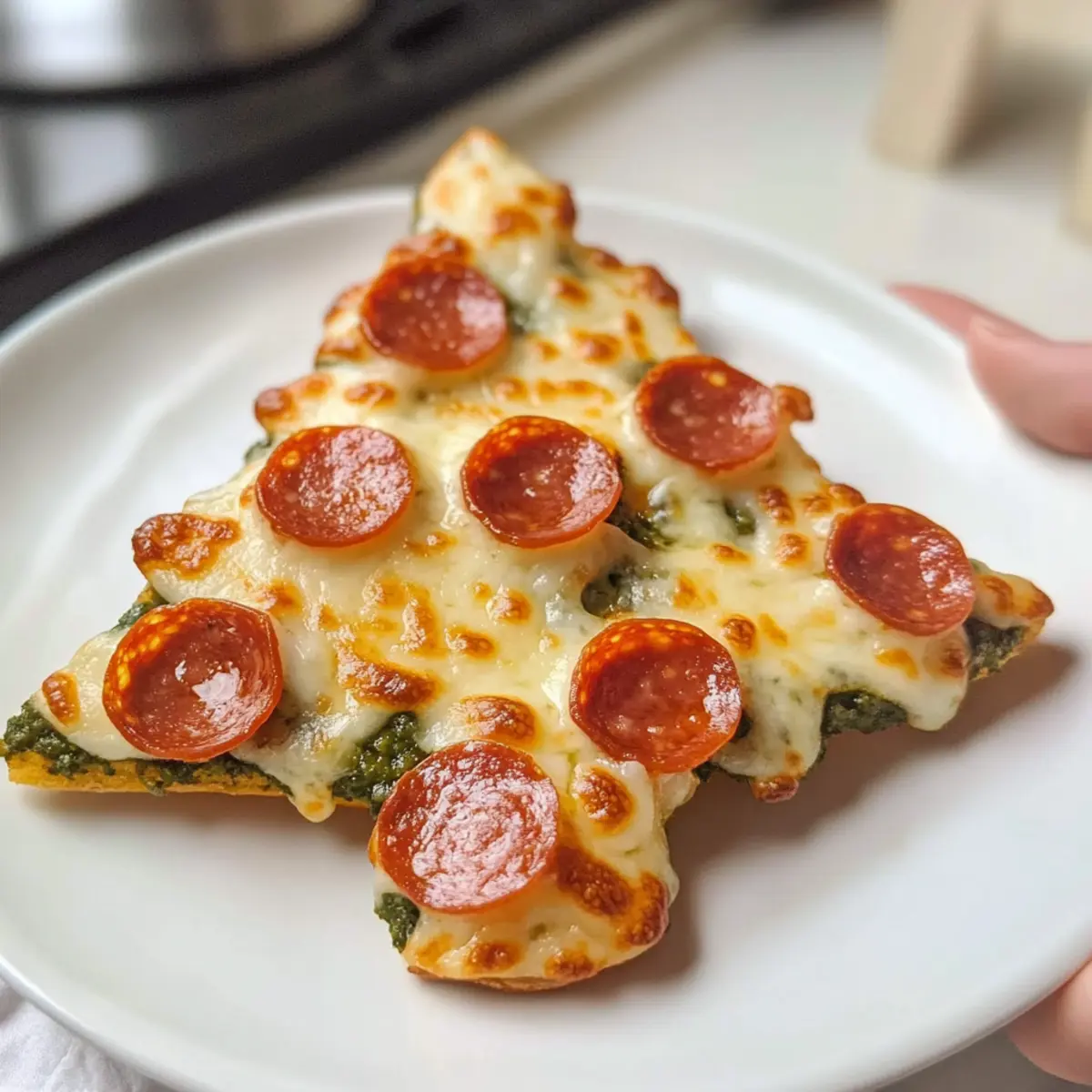 Pizza arbre de Noël facile et amusante à préparer