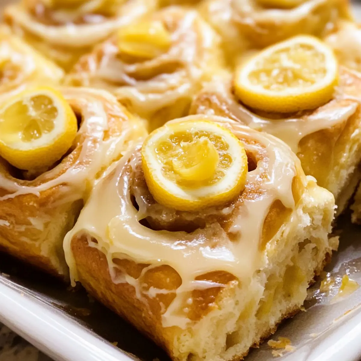 Roulés au citron : douceur et fraîcheur au rendez-vous