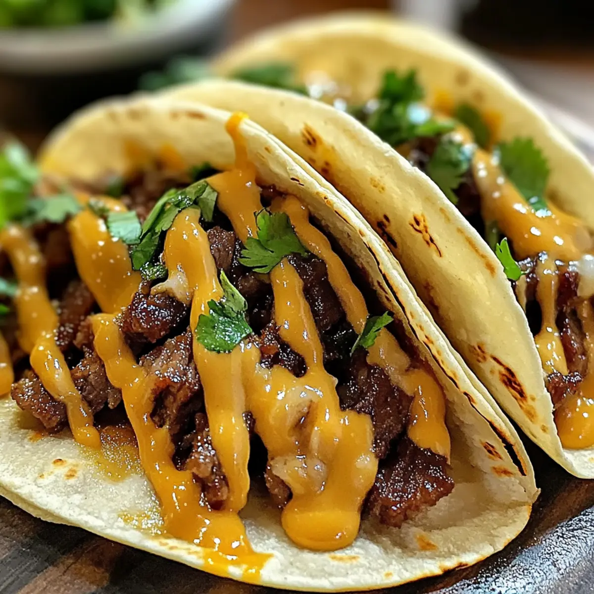 Tacos de boeuf au barbecue miel beurre à l'ail irrésistibles