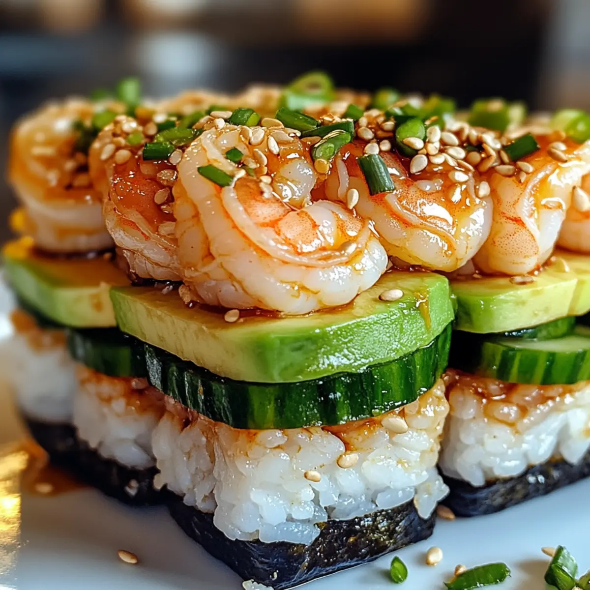 Sushi aux crevettes épicées : une explosion de saveurs