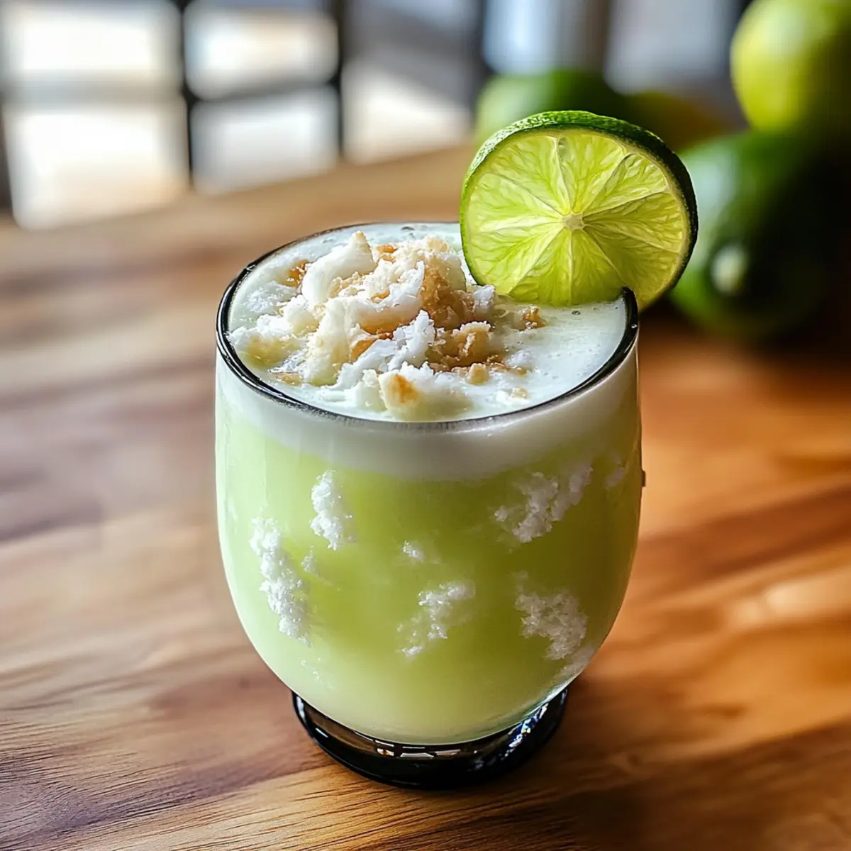 Colada de citron vert clé, un délice tropical frais