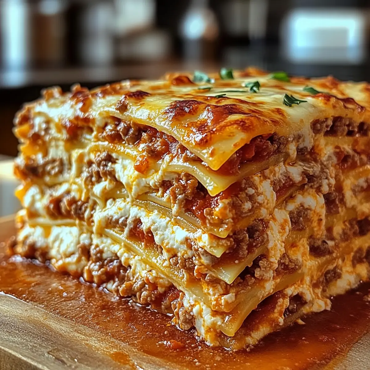 Lasagne d'un million de dollars crémeuse et savoureuse