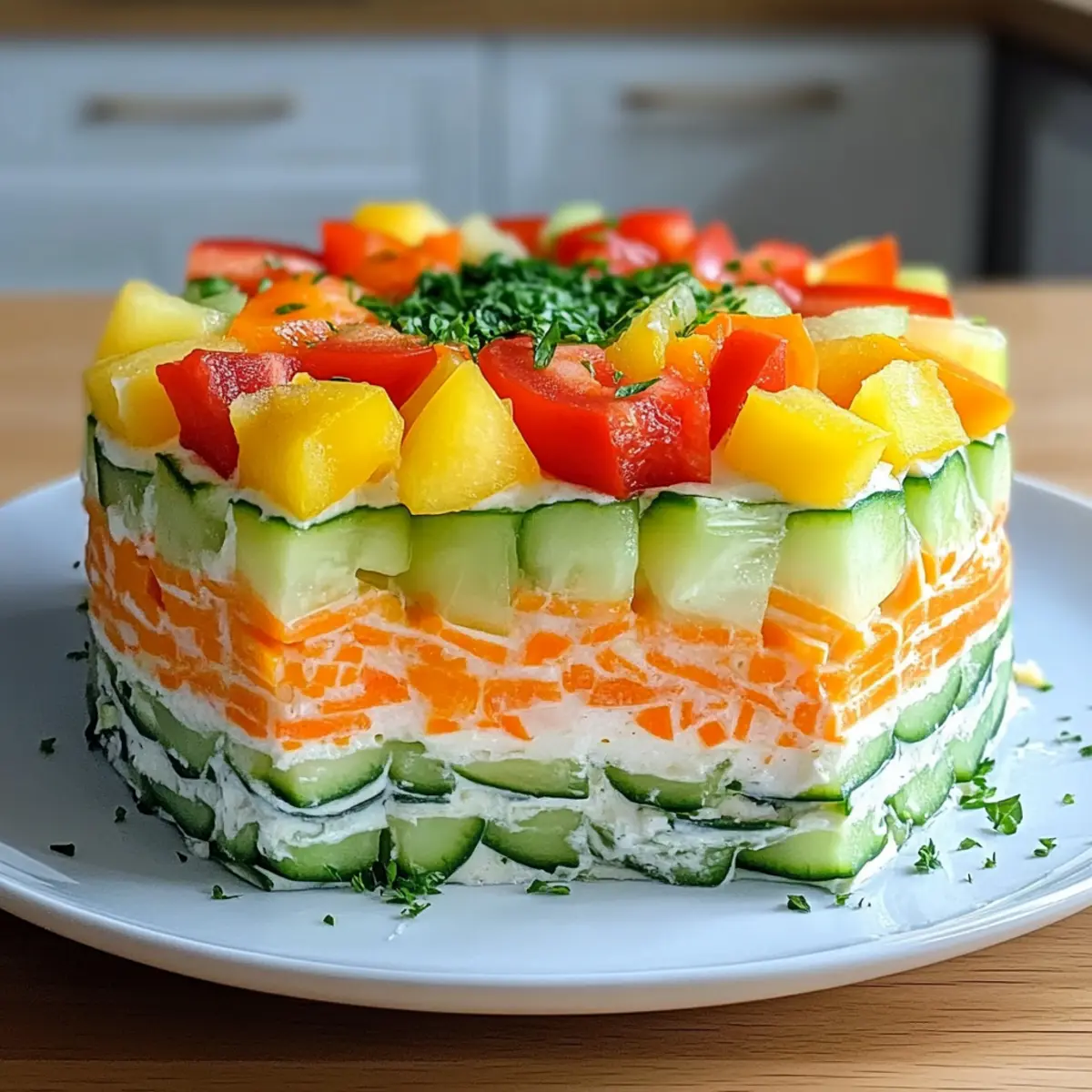 Gâteau de Crudités Ultra Frais sans cuisson