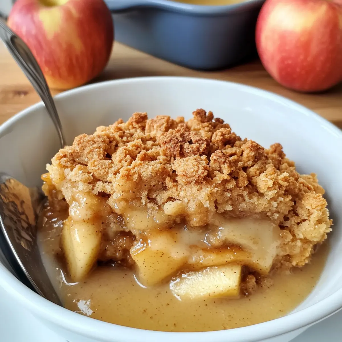 Crumble aux pommes Biscoff : Un délice automnal à partager