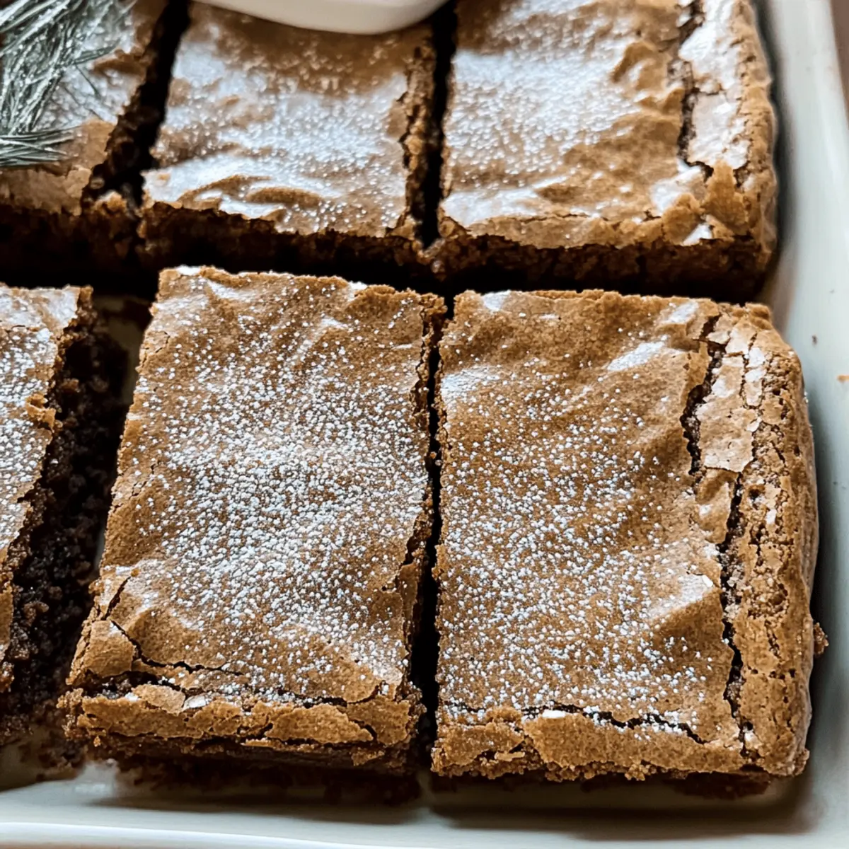 Brownies au pain d'épice : la douceur des fêtes