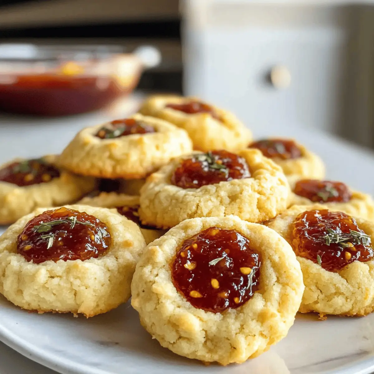 Cookies en forme de pouce savoureux au fromage