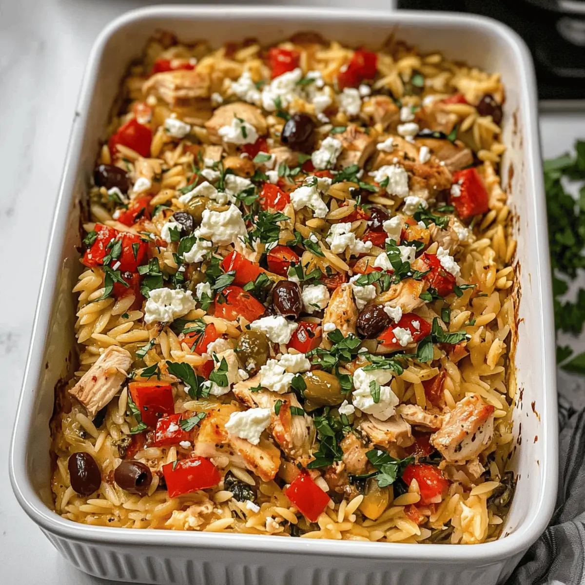 Casserole de poulet grec réconfortante et facile