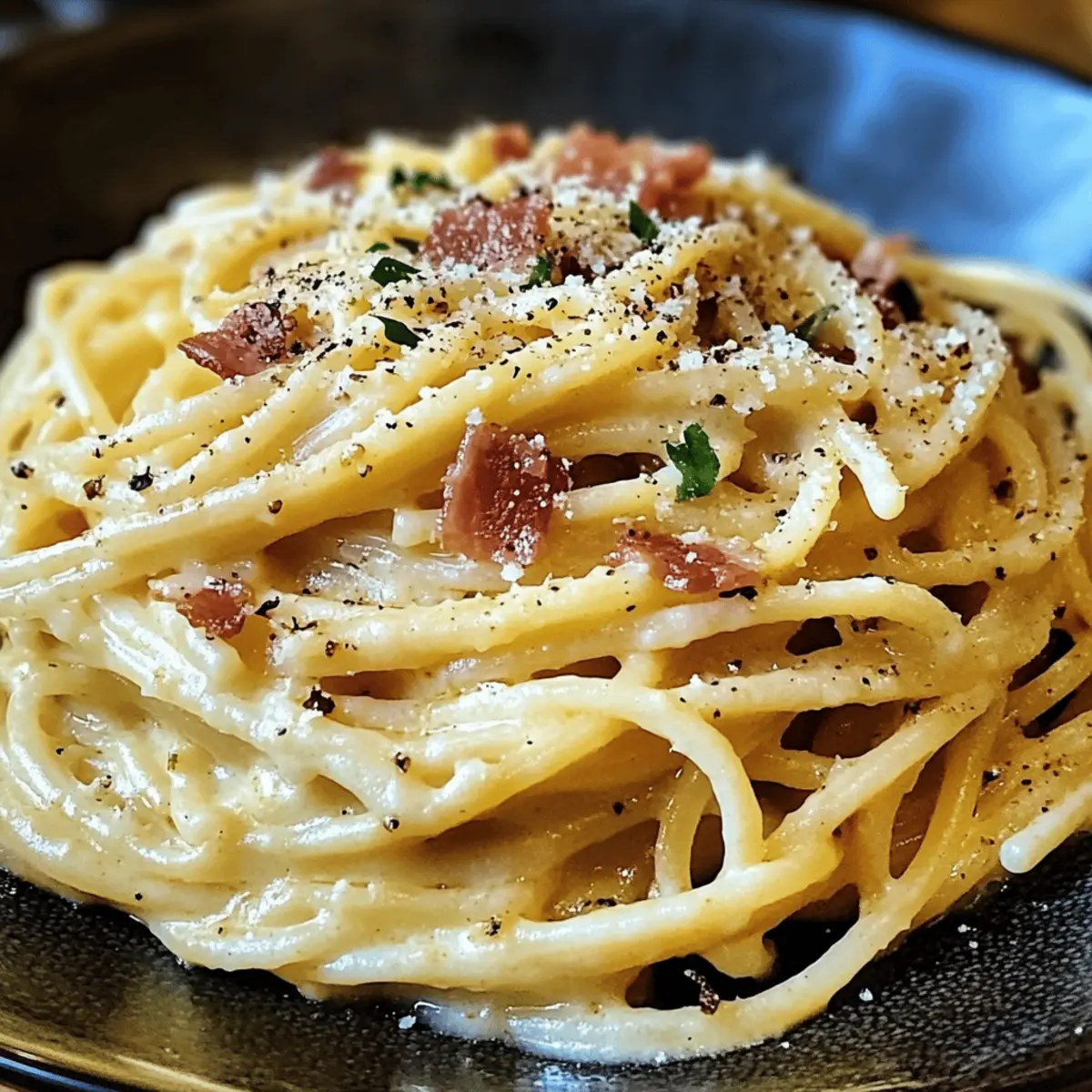 Pâtes à la carbonara crémeuses en 30 minutes