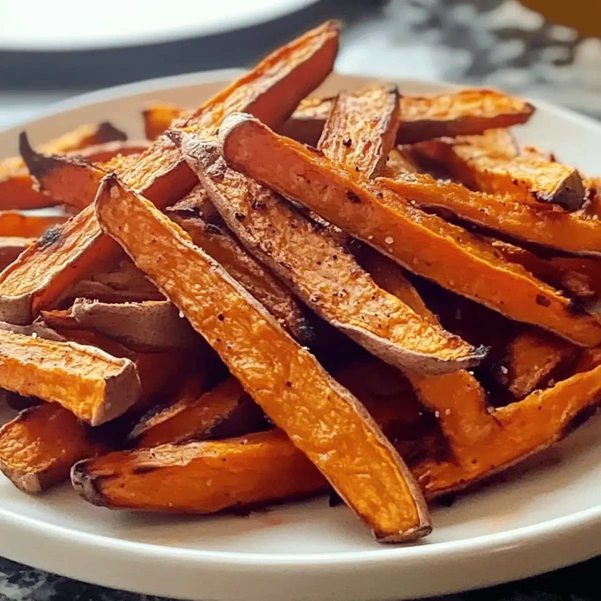 Frites de patates douces croustillantes au four facile