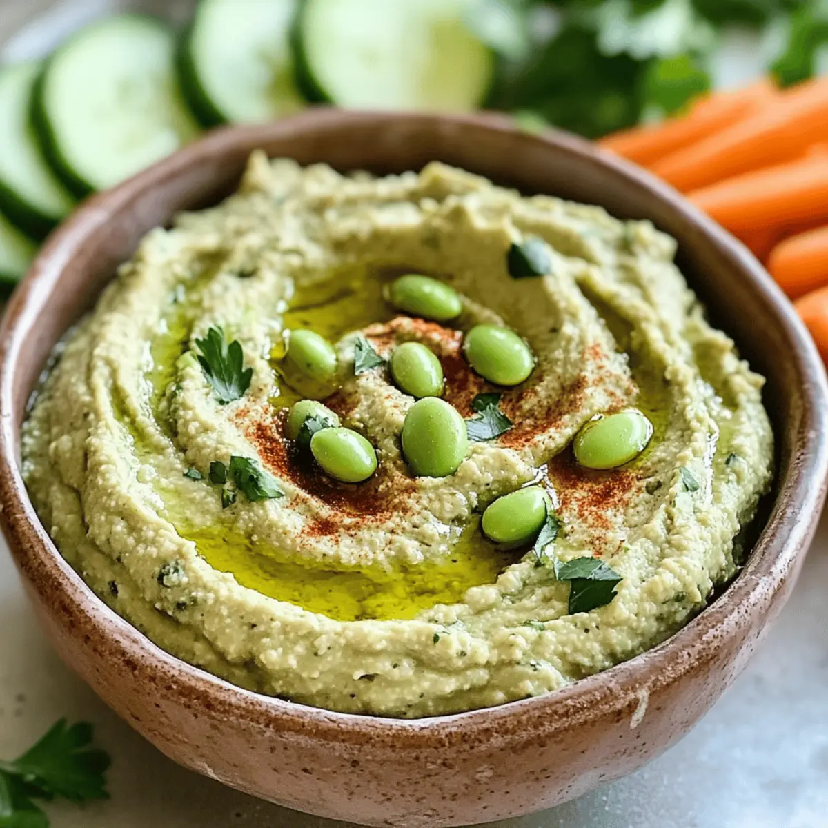 Hummus d’edamame crémeux en 10 minutes