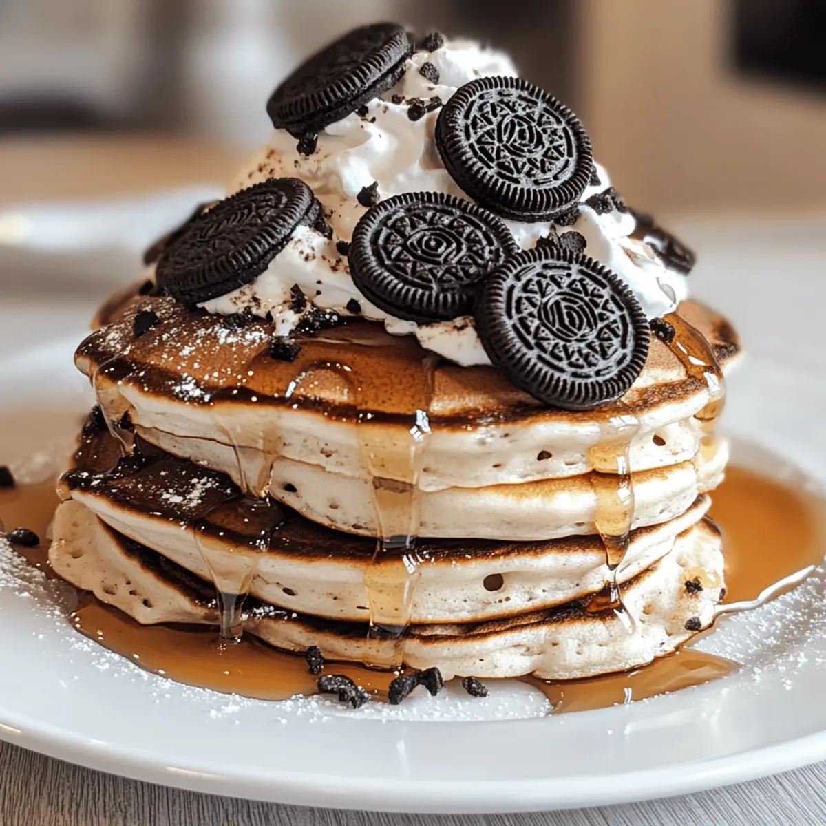 Pancakes Oreo : Délire Sucré au Petit-Déjeuner