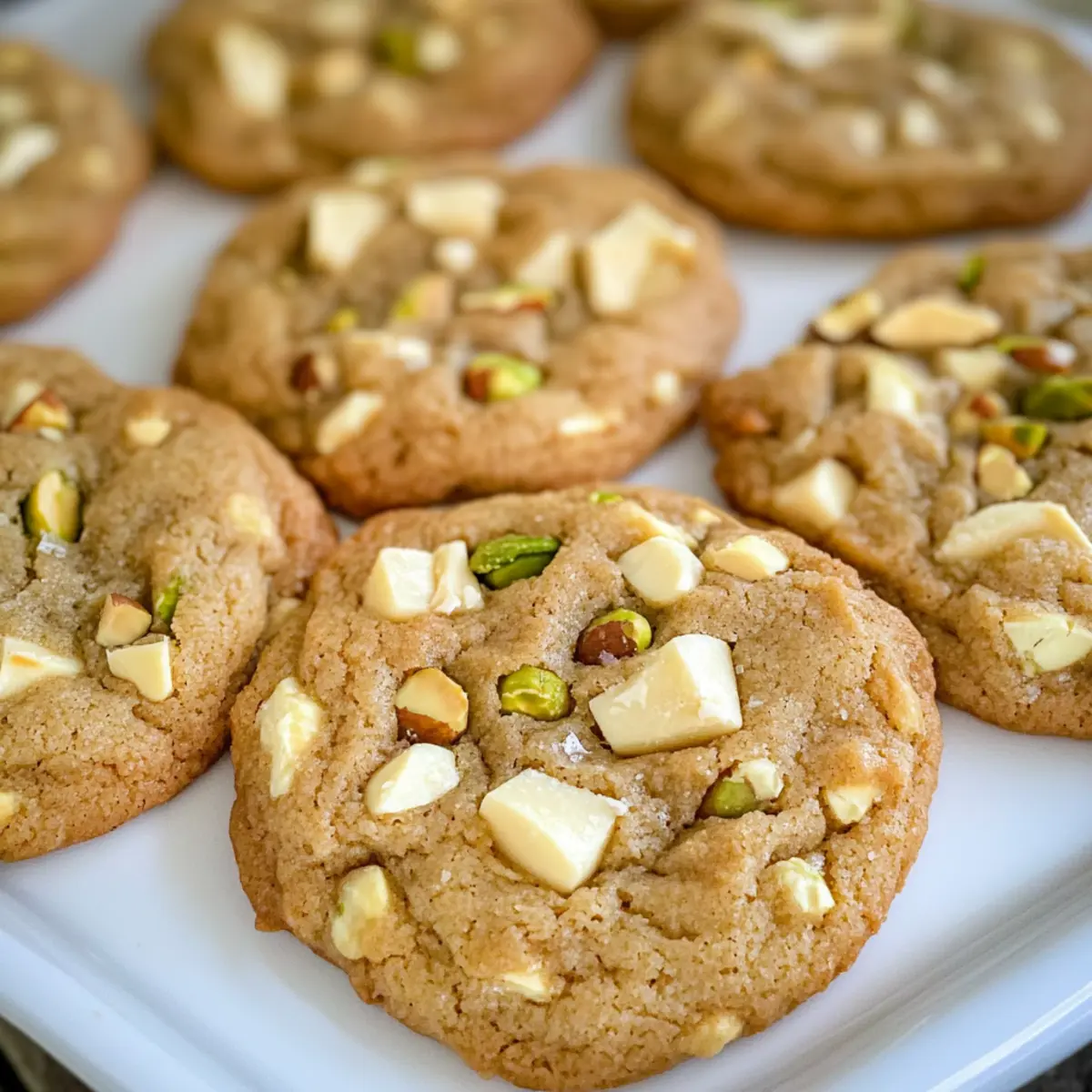 Cookies au chocolat blanc et pistaches irrésistibles
