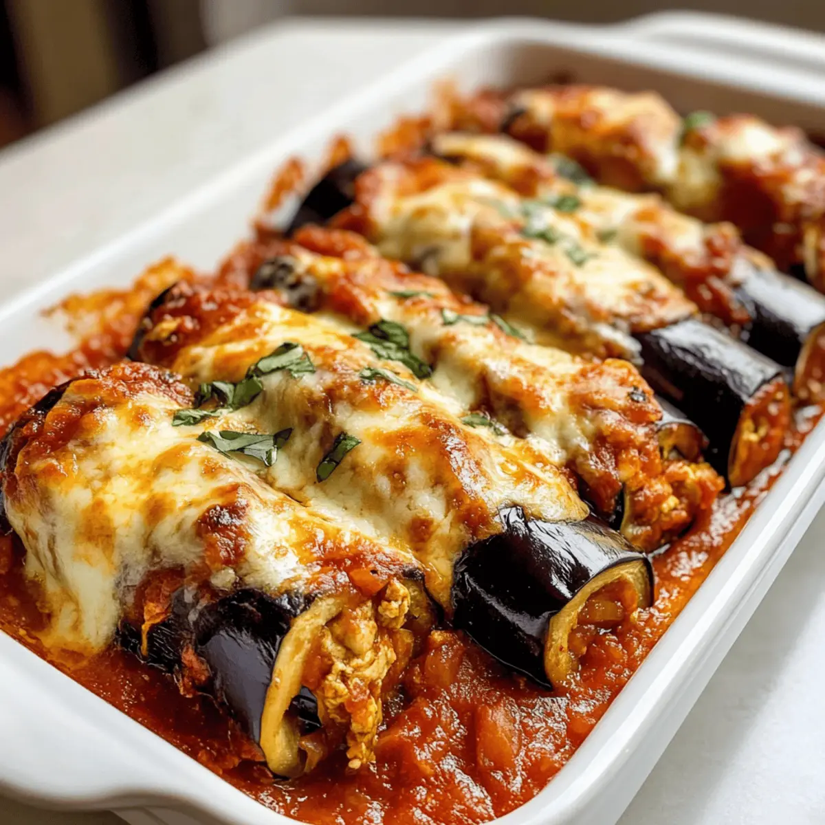 Facile Rollatini d'Aubergine Savoureux et Réconfortant