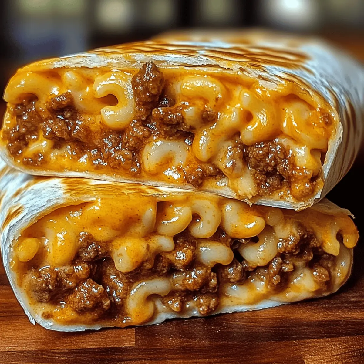 Wraps de macaroni au fromage Sloppy Joe irrésistibles