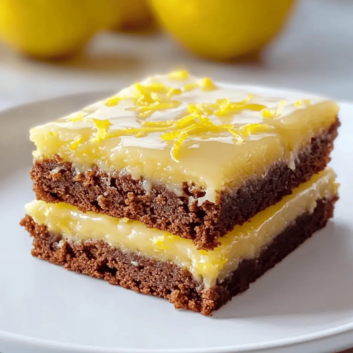 Brownie au citron : la douceur éclatante à essayer