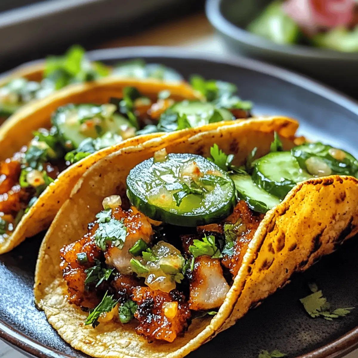 Tacos de Dumplings Écrasés: Crispy et Savoureux