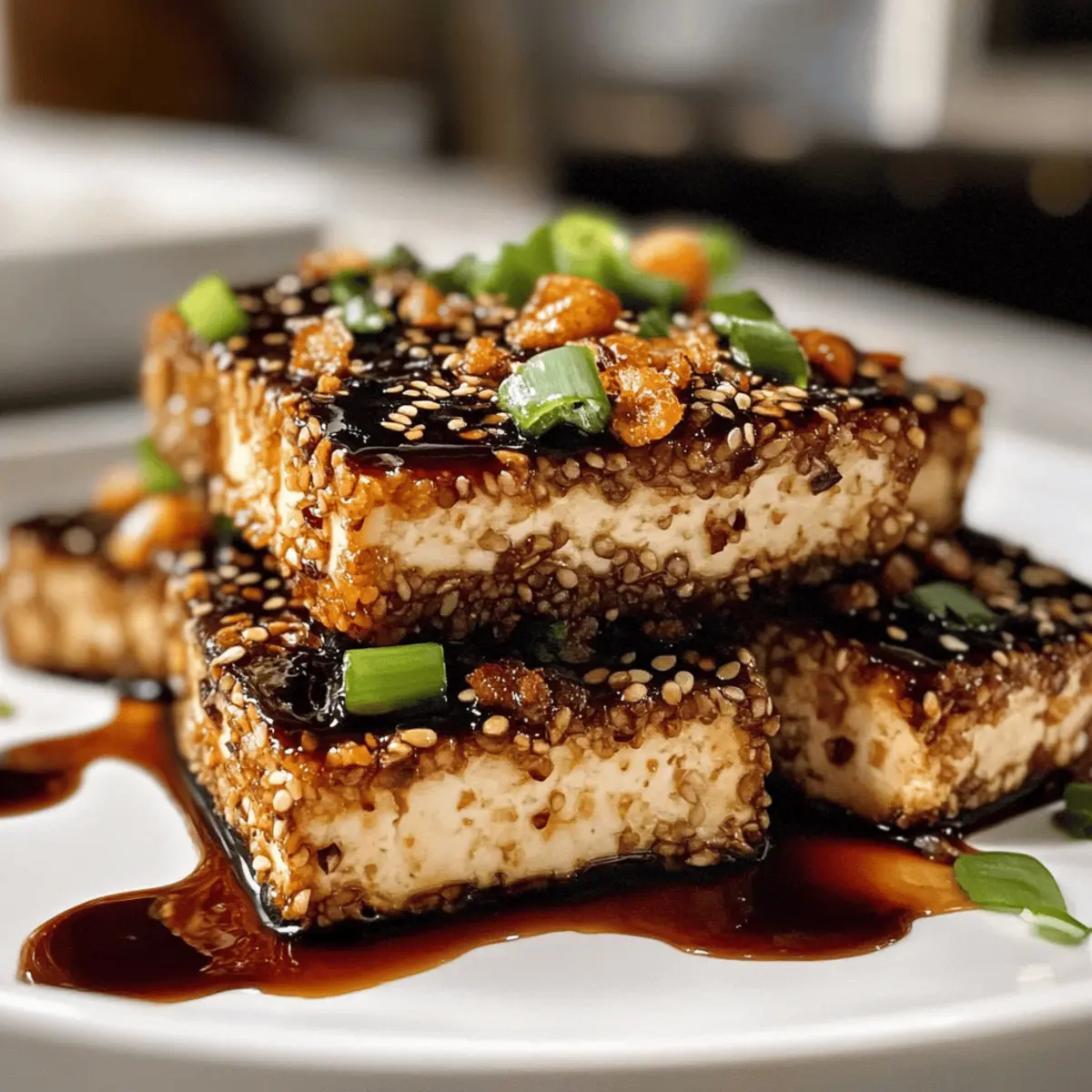Steaks de tofu en croûte de sésame croustillants