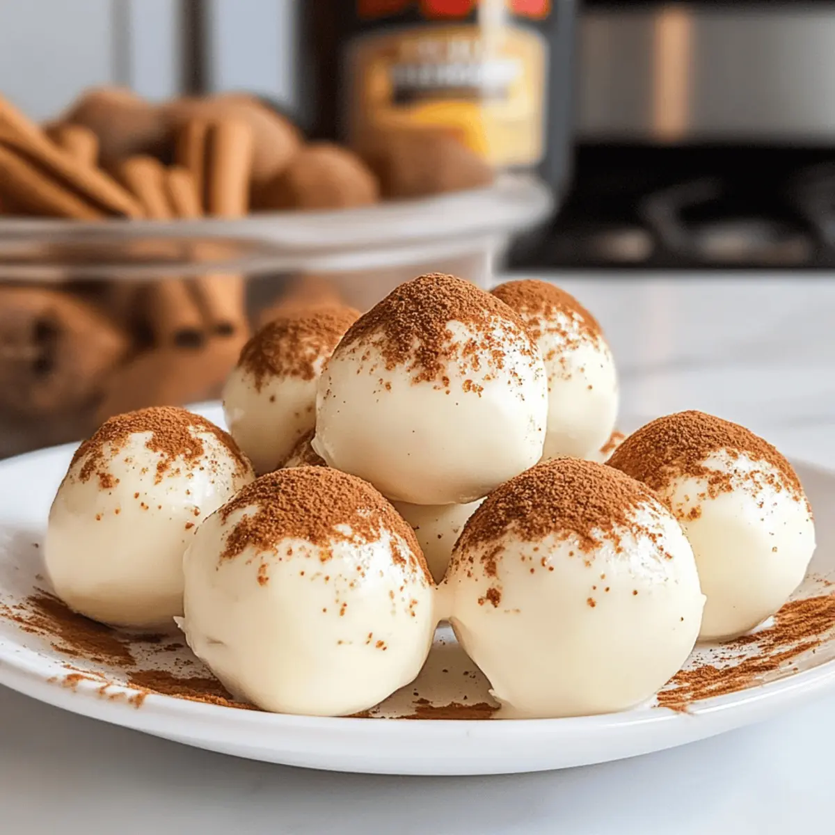 Boules de whisky Fireball: Truffes crémeuses épicées