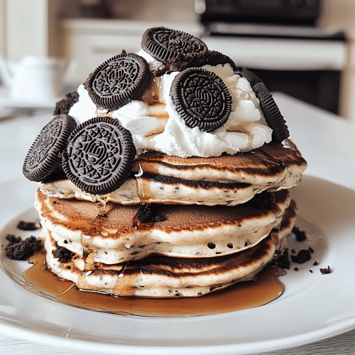 Crêpes Oreo : Douceur Chocolatée pour le Petit-Déjeuner