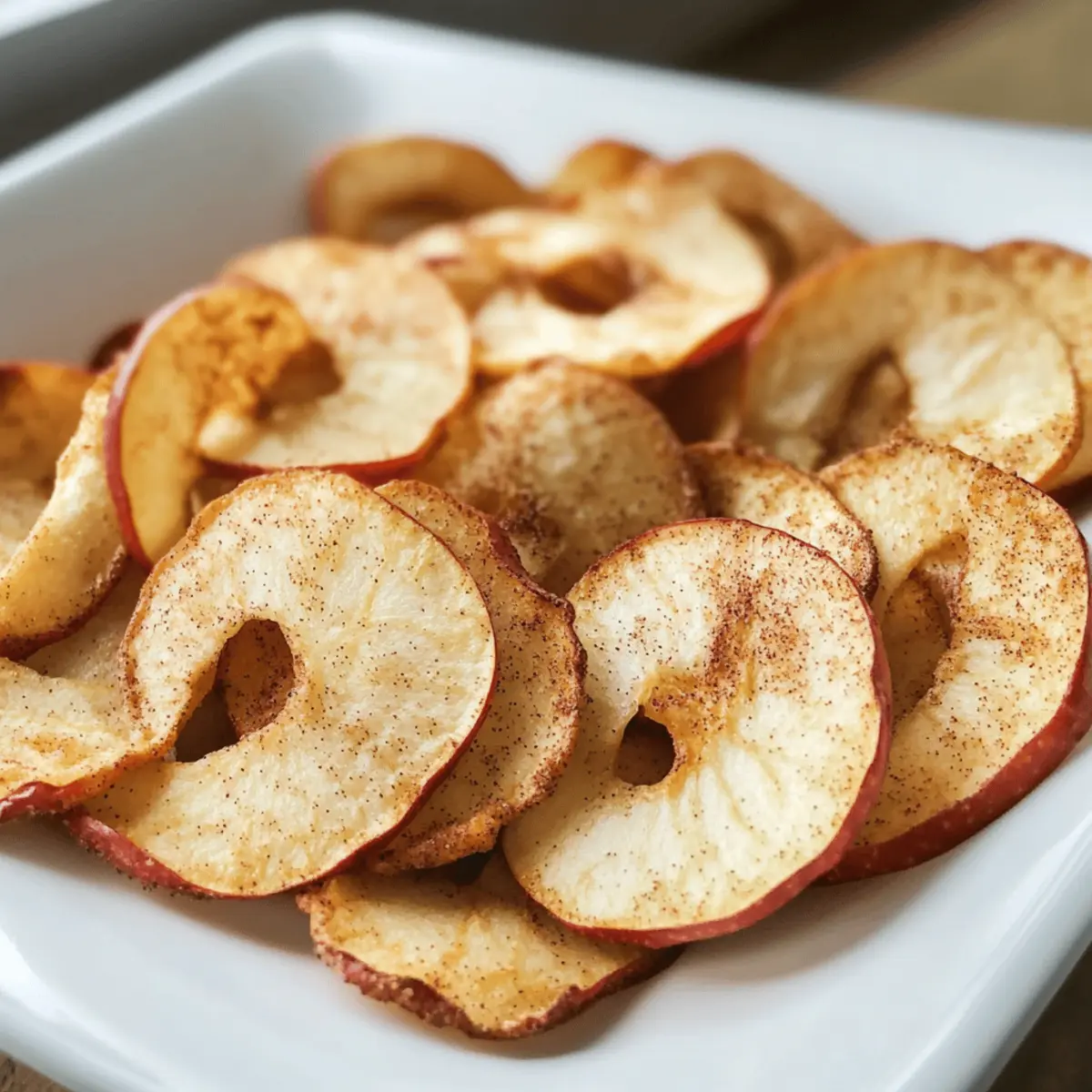 Chips de pomme à la cannelle irrésistibles et saines