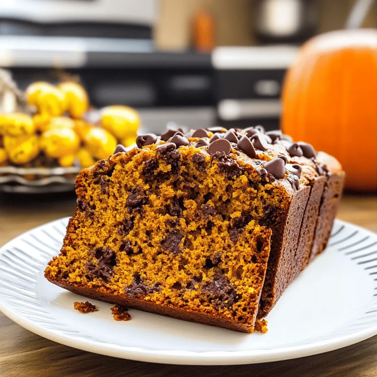 Pain à la citrouille aux pépites de chocolat irrésistible