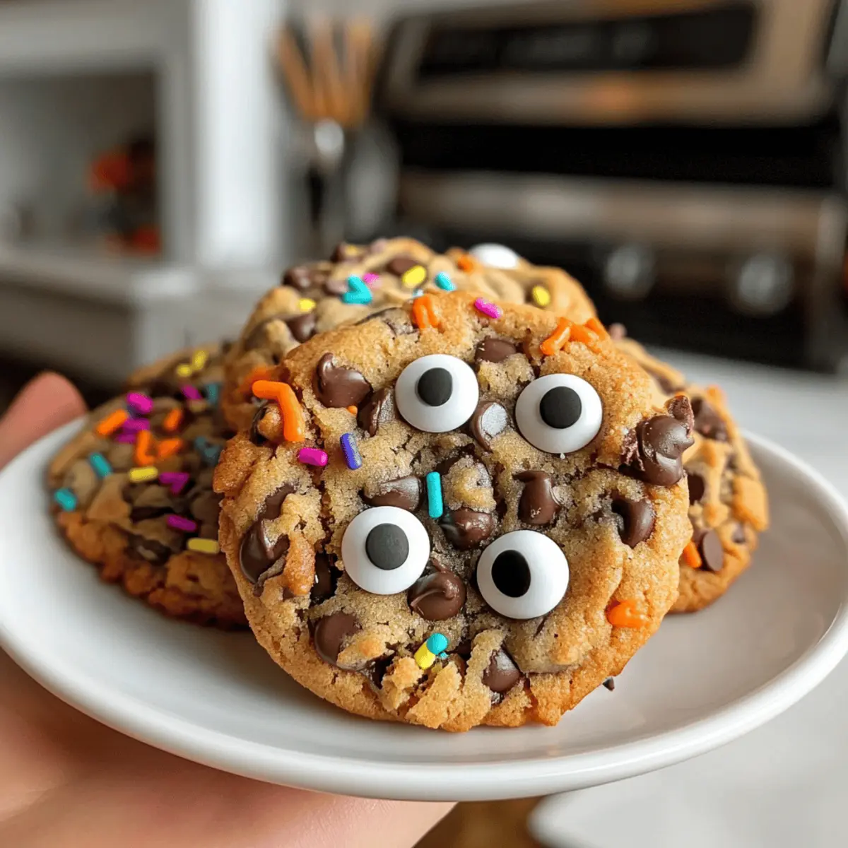 Biscuits aux pépites de chocolat d'Halloween faciles