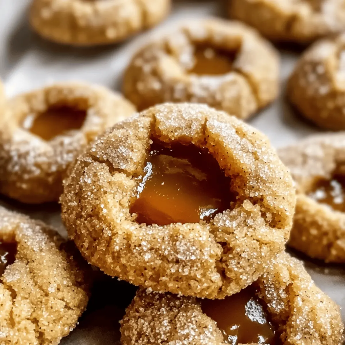 Biscuits empreinte de caramel aux pommes épicées irrésistibles
