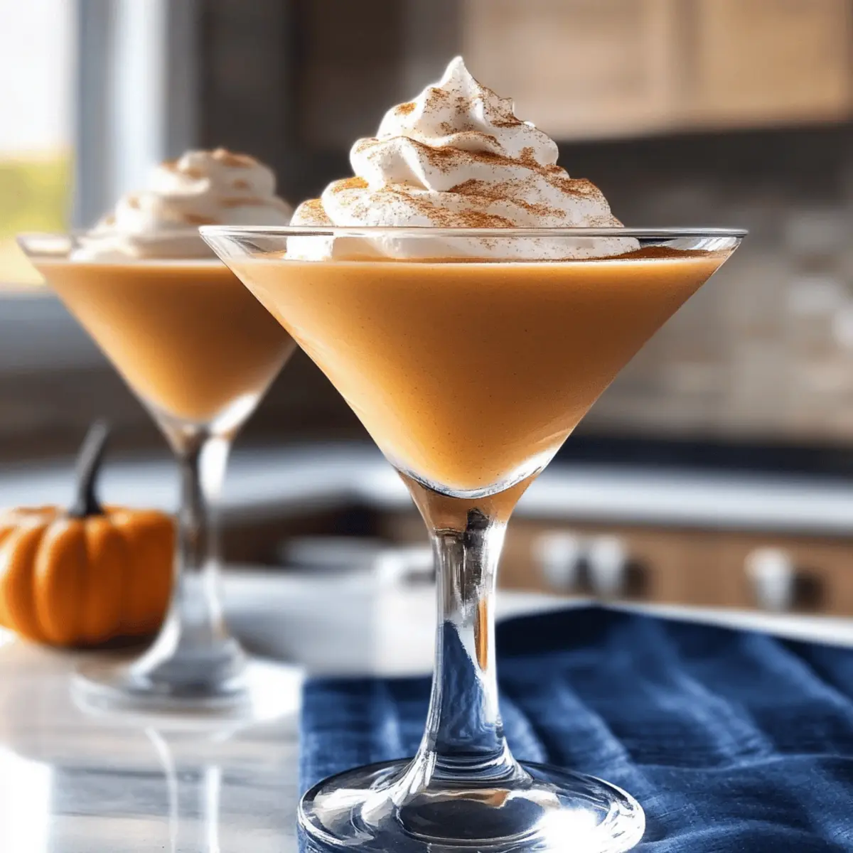 Martini à la tarte au potiron pour un automne parfait