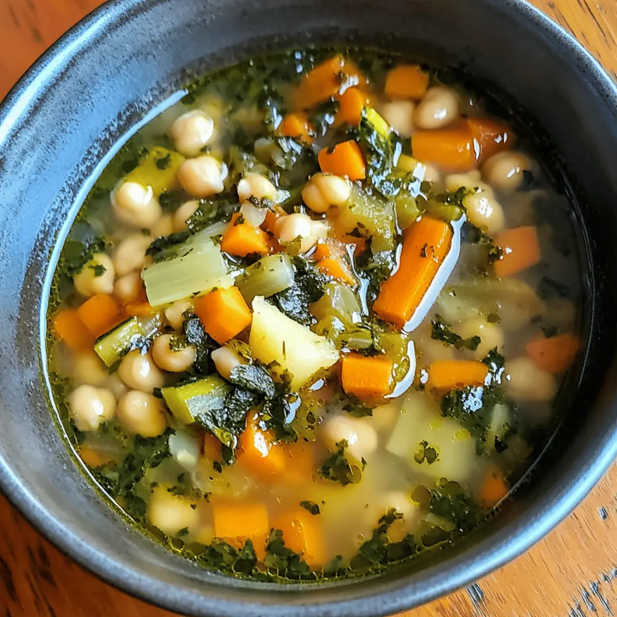 Soupe aux herbes de la zone bleue - Sardaigne saine