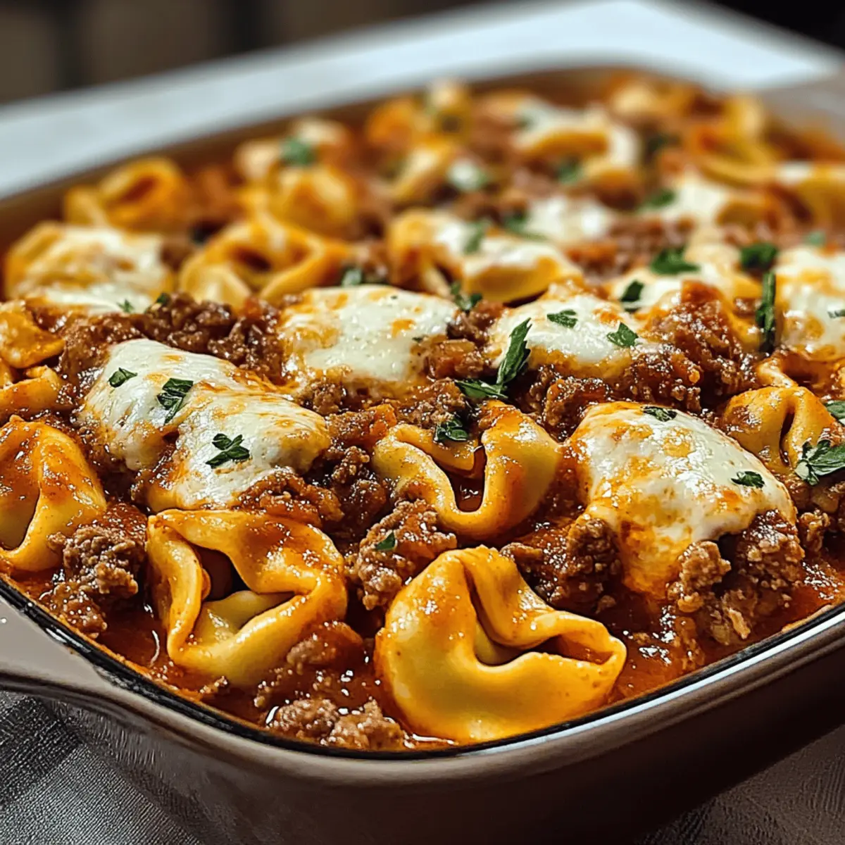 Gratin de Tortellinis Épais : Comfort Food Parfait