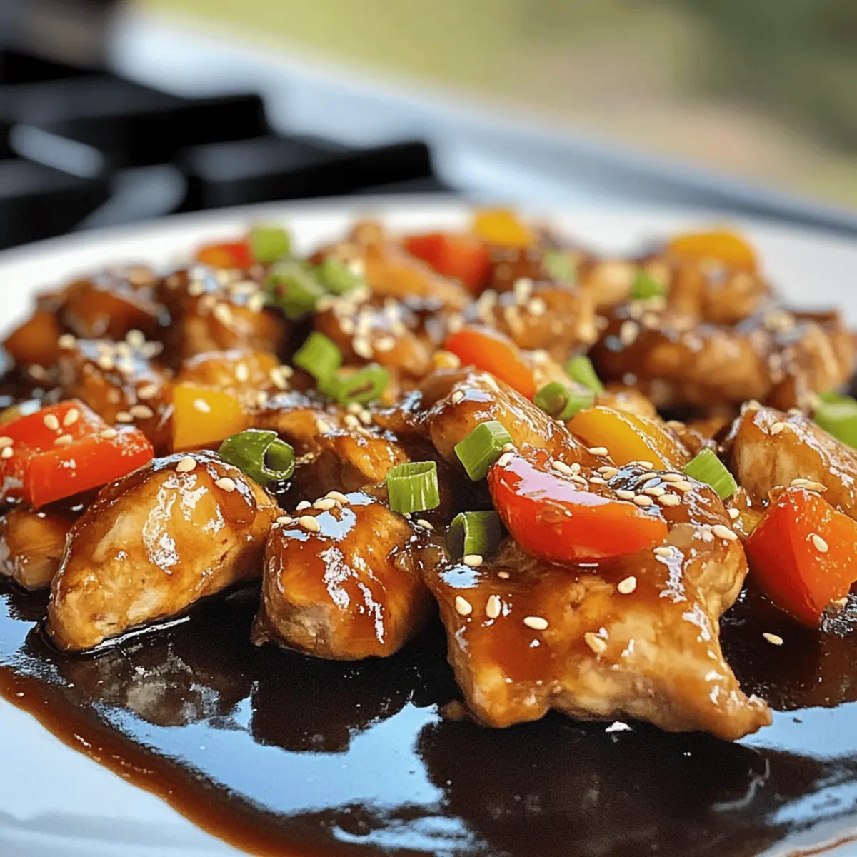 Poulet Bourbon Blackstone Sur La Plaque Délicieux