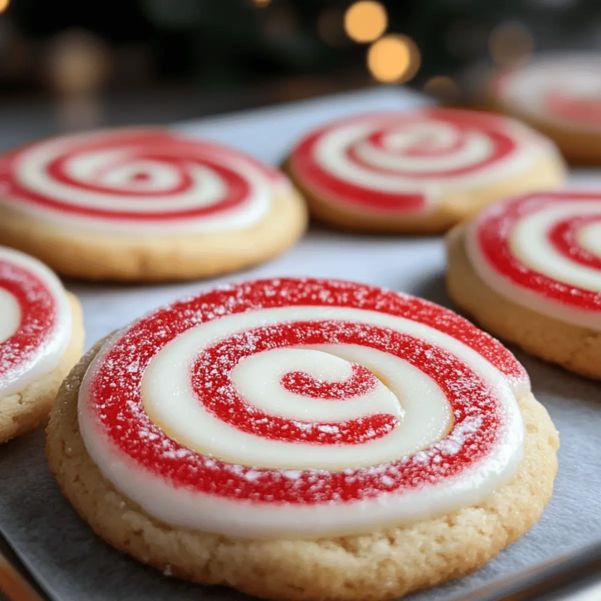 Biscuits en forme de canne de bonbon gourmands