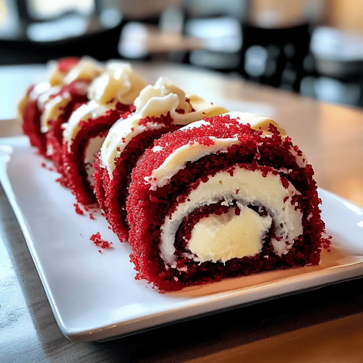 Sushi rouleau dessert au cheesecake Red Velvet facile
