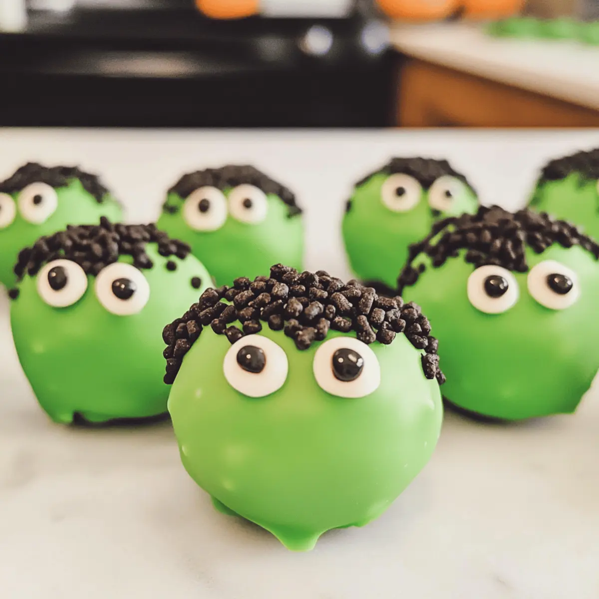 Boule Oreo Frankenstein Délicieusement Effrayante