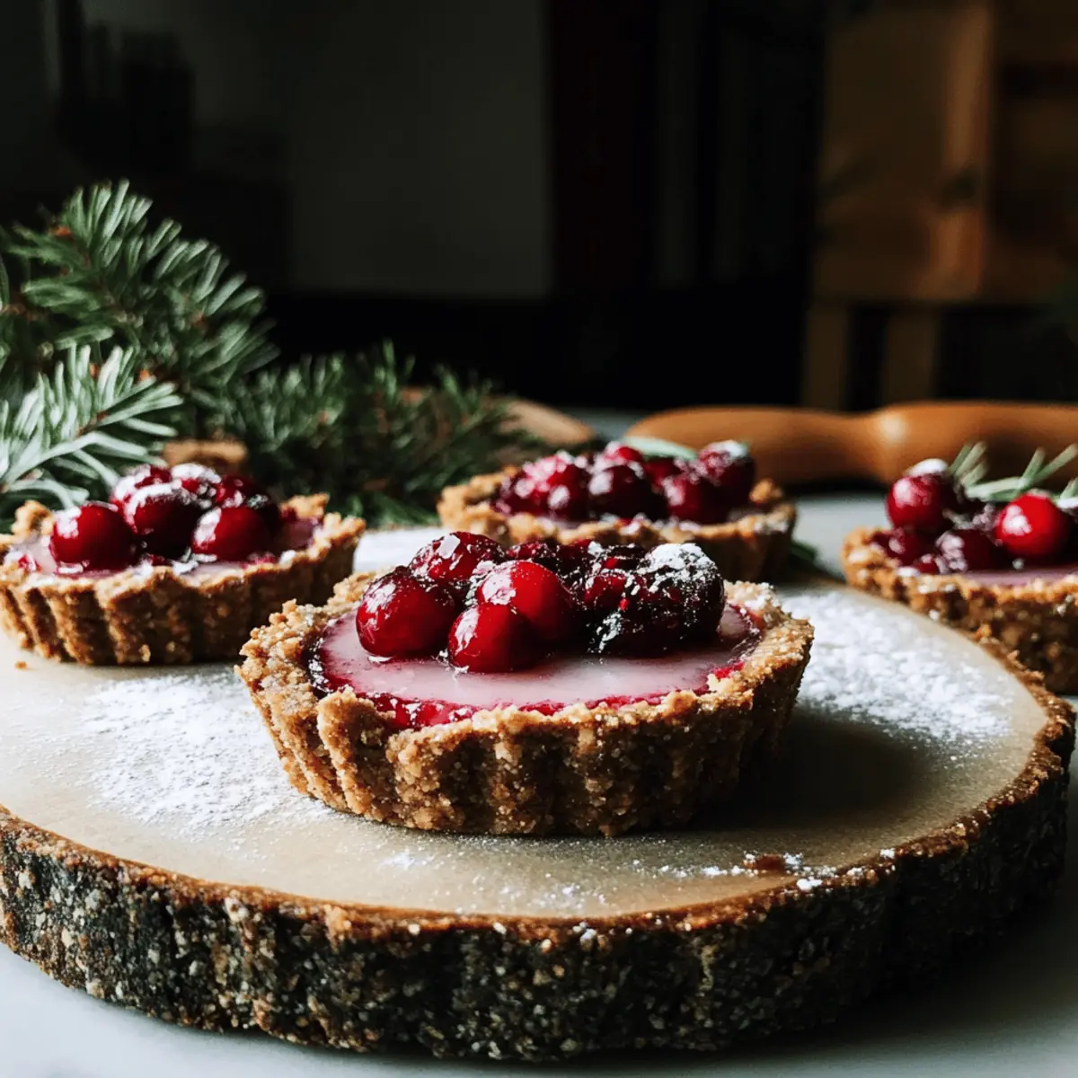 Pain d'épices cru aux canneberges irrésistible