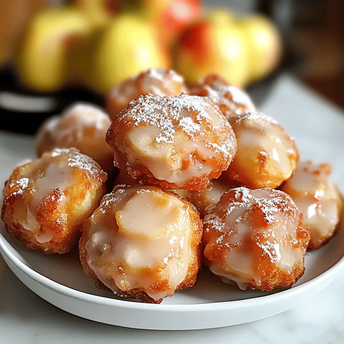 Bouchées de beignets aux pommes irrésistibles
