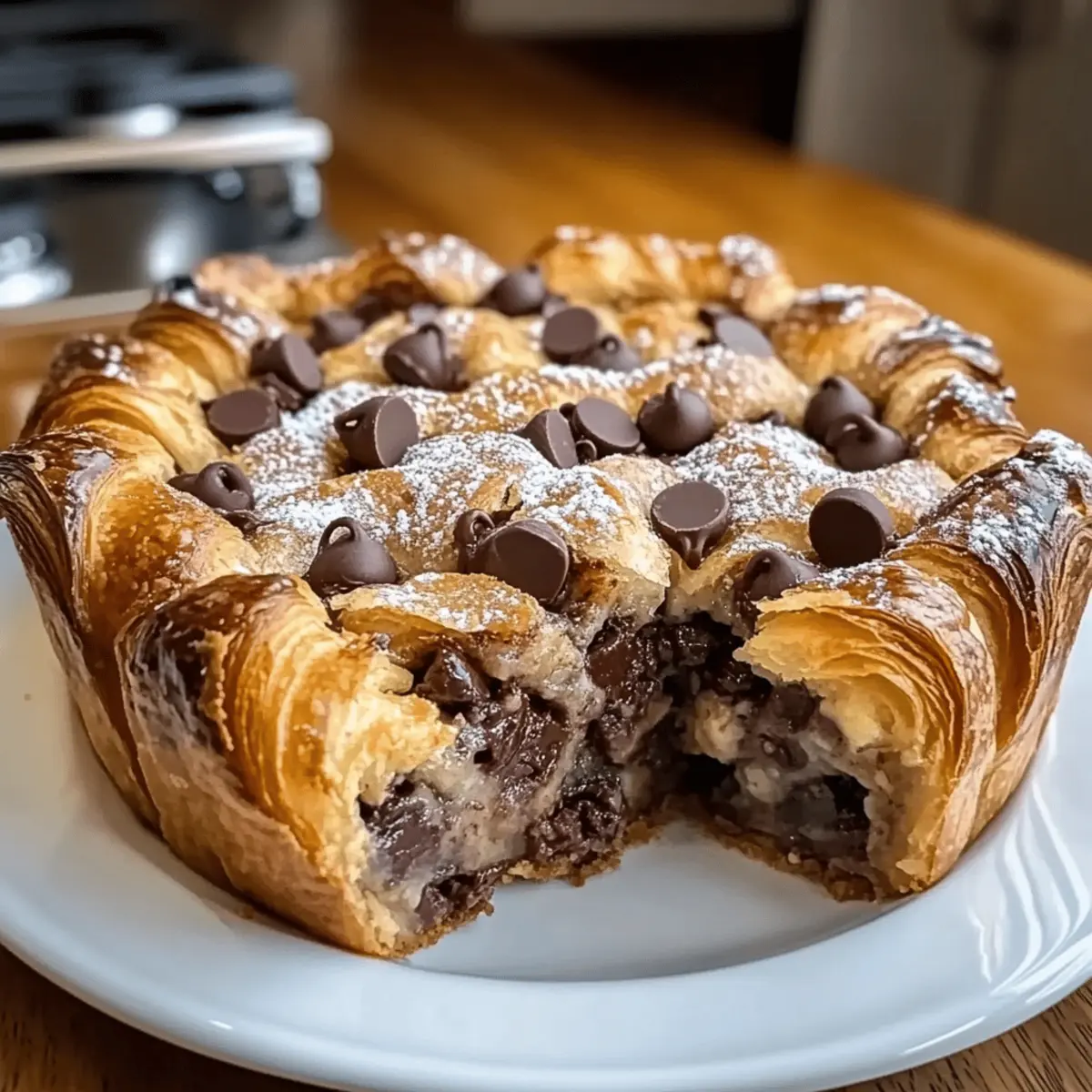Pâté brioché au chocolat au petit déjeuner facile