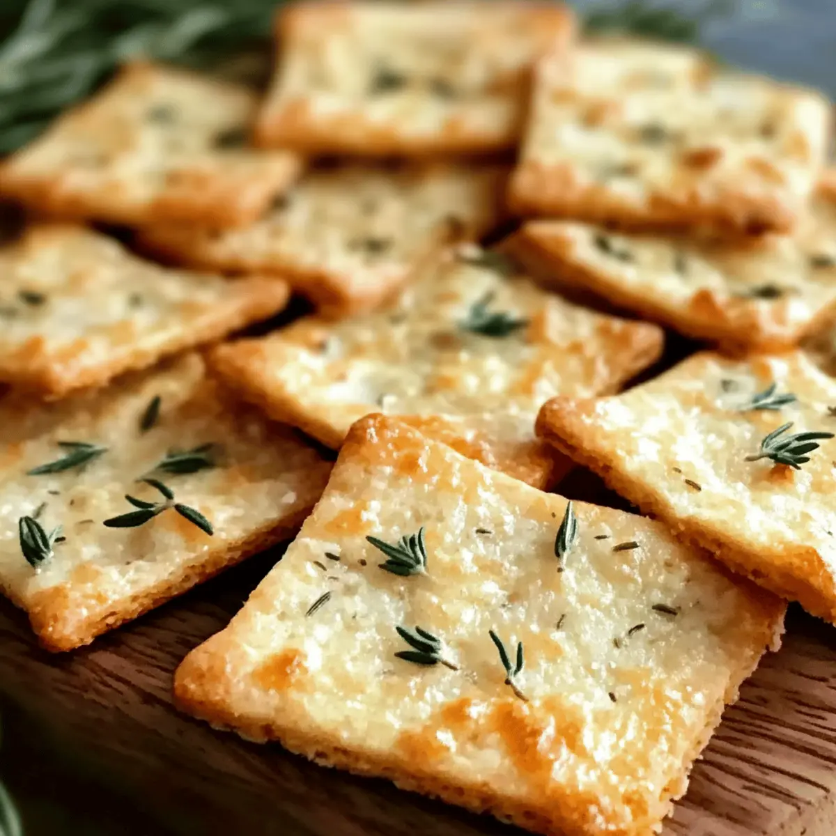 Crackers au Parmesan et au Romarin délicieux et simples