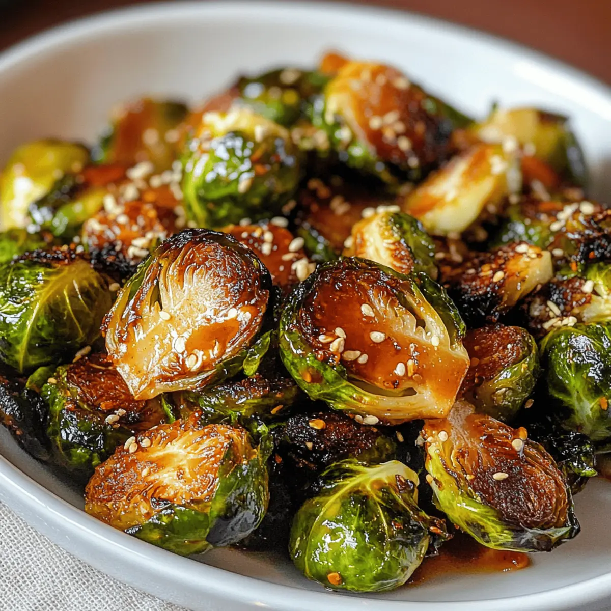 Choux de Bruxelles au Gochujang et Sumac irrésistibles